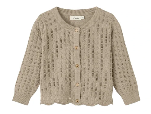 Lil Atelier white pepper cardigan